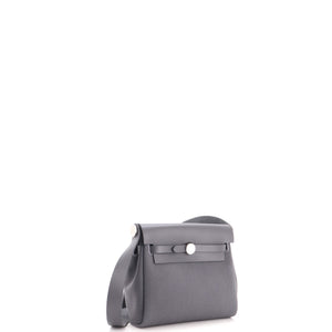 Hermes Herbag Zip Toile and Leather 20 - view 2