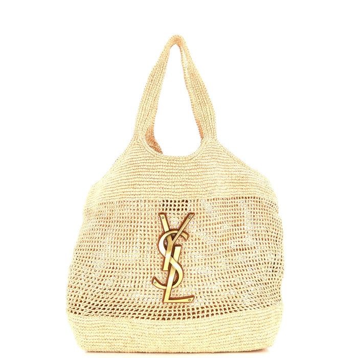 Saint Laurent Icare Shopping Tote Raffia Maxi