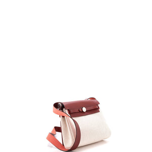 Hermes Herbag Zip Toile and Leather 20 - view 2