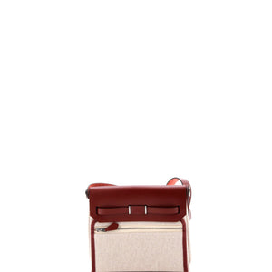 Hermes Herbag Zip Toile and Leather 20 - view 3
