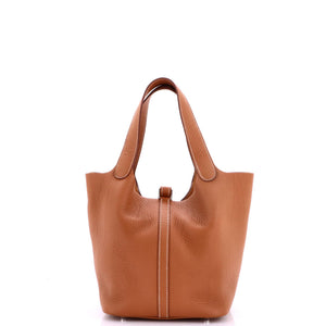 Hermes Picotin Lock Bag Clemence MM - view 3