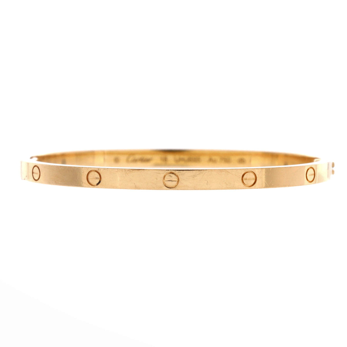Cartier Love Bracelet 18K Yellow Gold Small