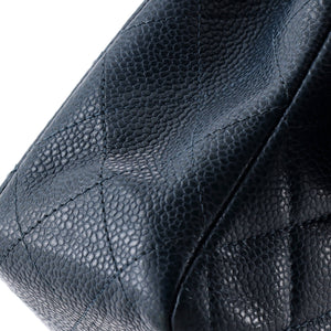 Chanel Classic Double Flap Bag Quilted Caviar Medium - view 6