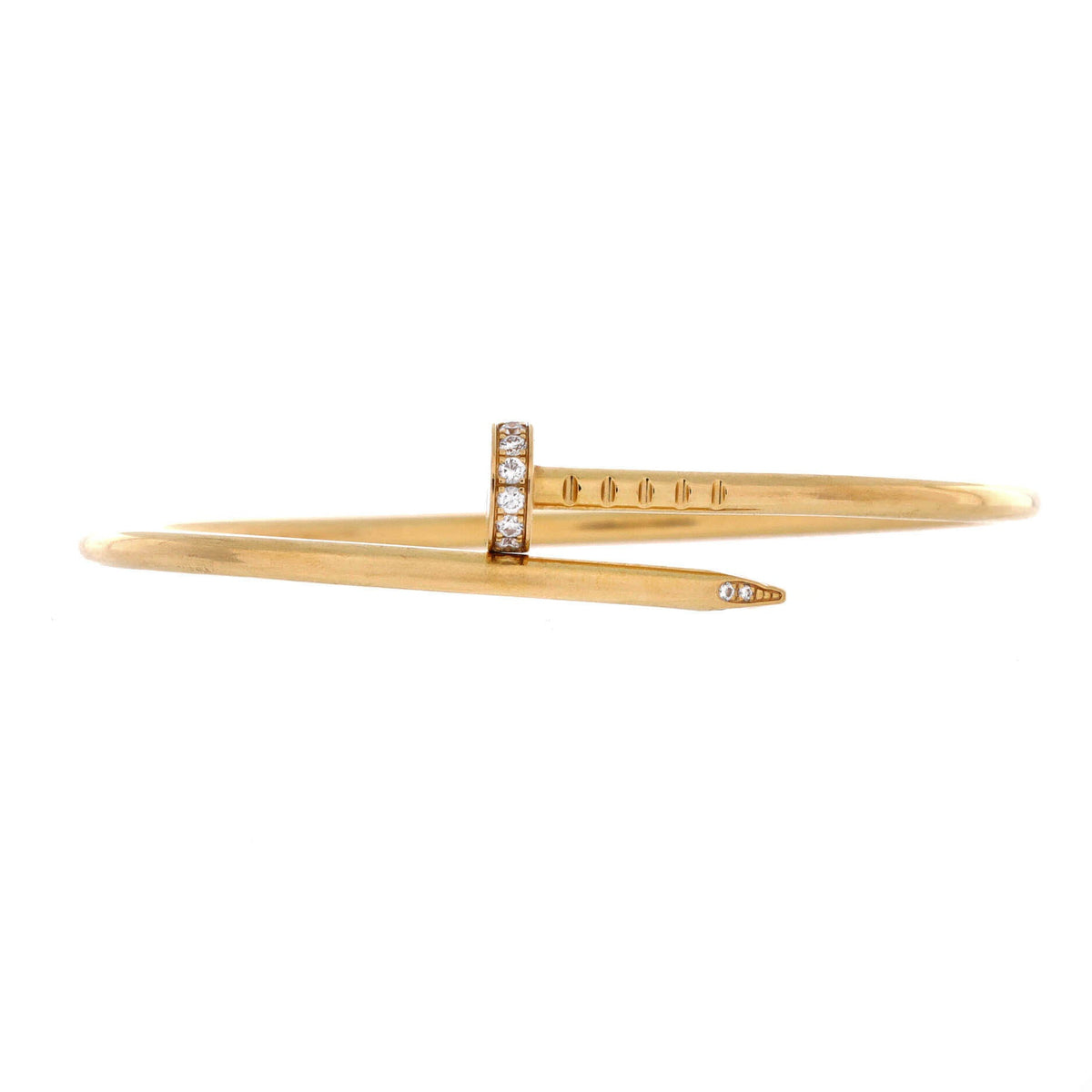 Cartier Juste un Clou Bracelet 18K Yellow Gold with Diamonds Small