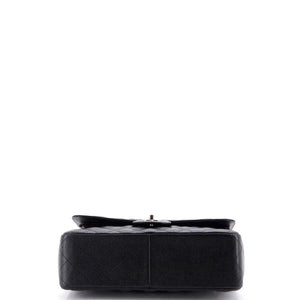 Chanel Classic Double Flap Bag Quilted Caviar Jumbo - view 4