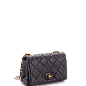Chanel Enamel Multi CC Chain Flap Bag Quilted Lambskin Mini - view 2