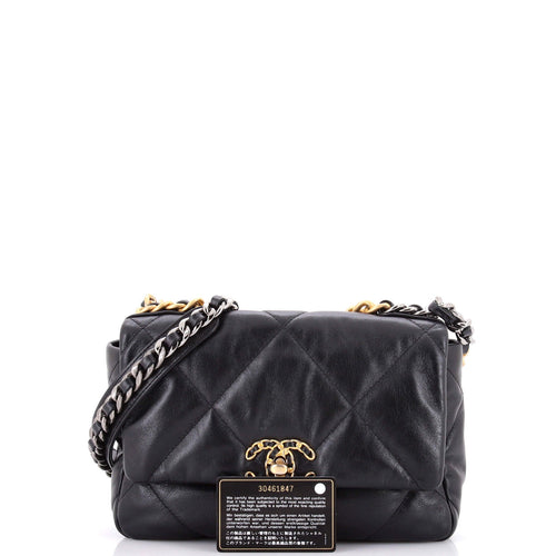 Chanel 19 Flap Bag Quilted Leather Medium – view 2