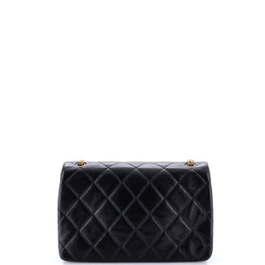 Chanel On And On Compartment Full Flap Bag Quilted Lambskin Medium - view 3