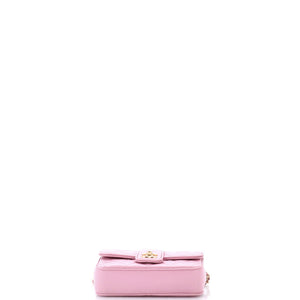 Chanel CC Tab Flap Shoulder Bag Quilted Lambskin Mini - view 4