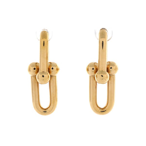 Tiffany & Co. Hardwear Link Earrings 18K Yellow Gold Medium - view 1