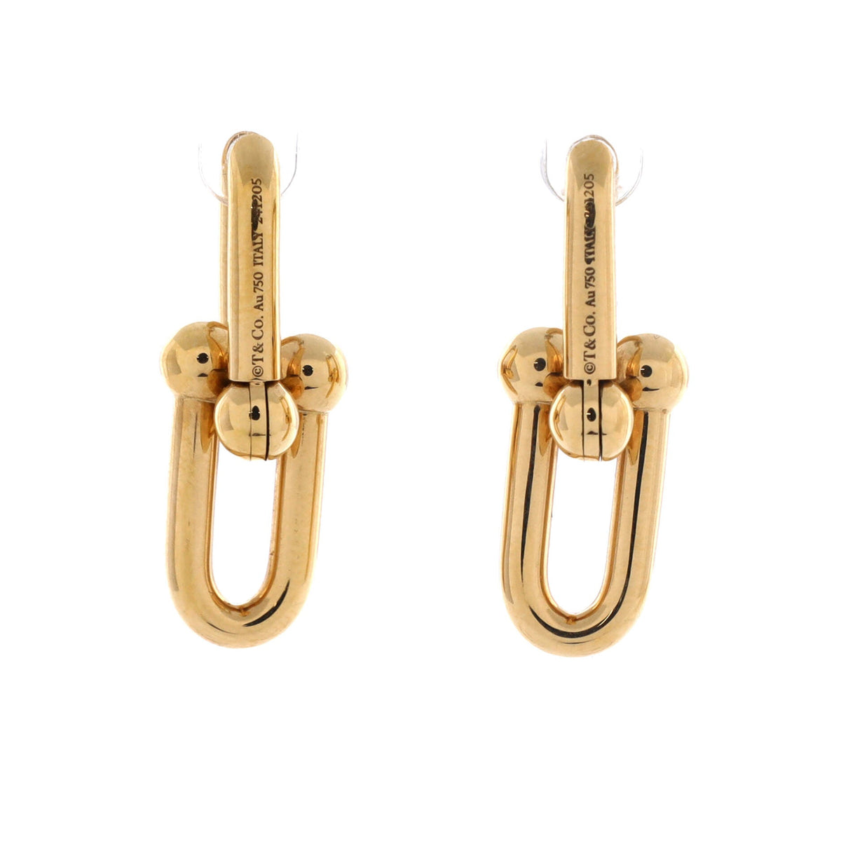 Hardwear Link Earrings 18K Yellow Gold Medium