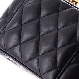 Chanel All Slide Long Vanity Case with Chain Quilted Lambskin Small - view 6