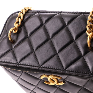 Chanel All Slide Long Vanity Case with Chain Quilted Lambskin Small - view 8