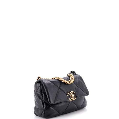 Chanel 19 Flap Bag Quilted Leather Medium – view 2
