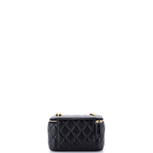 Chanel All Slide Long Vanity Case with Chain Quilted Lambskin Small - view 3