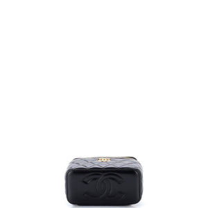 Chanel All Slide Long Vanity Case with Chain Quilted Lambskin Small - view 4