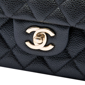 Chanel Classic Double Flap Bag Quilted Caviar Medium - view 5