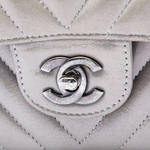 Chanel Classic Double Flap Bag Chevron Lambskin Medium - view 5