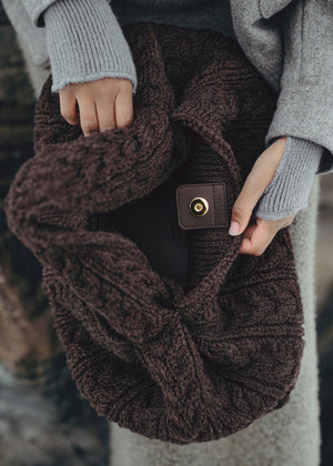 Polène Numéro Neuf Large - Merino Ebony - view 5