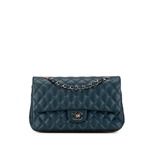 Chanel Classic Double Flap Bag Quilted Caviar Medium - view 1