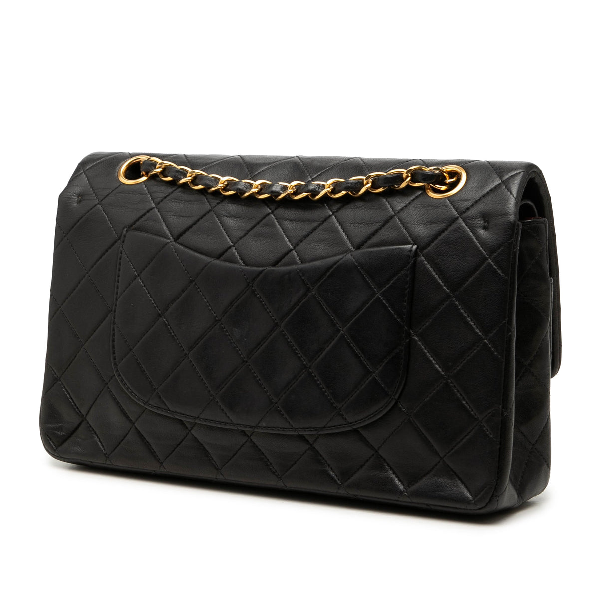 Vintage Classic Double Flap Bag Quilted Lambskin Medium