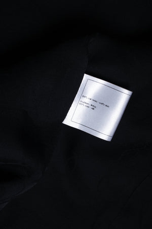 Chanel Women's Chanel black little 4 pocket ruched jacket in leather - view 7