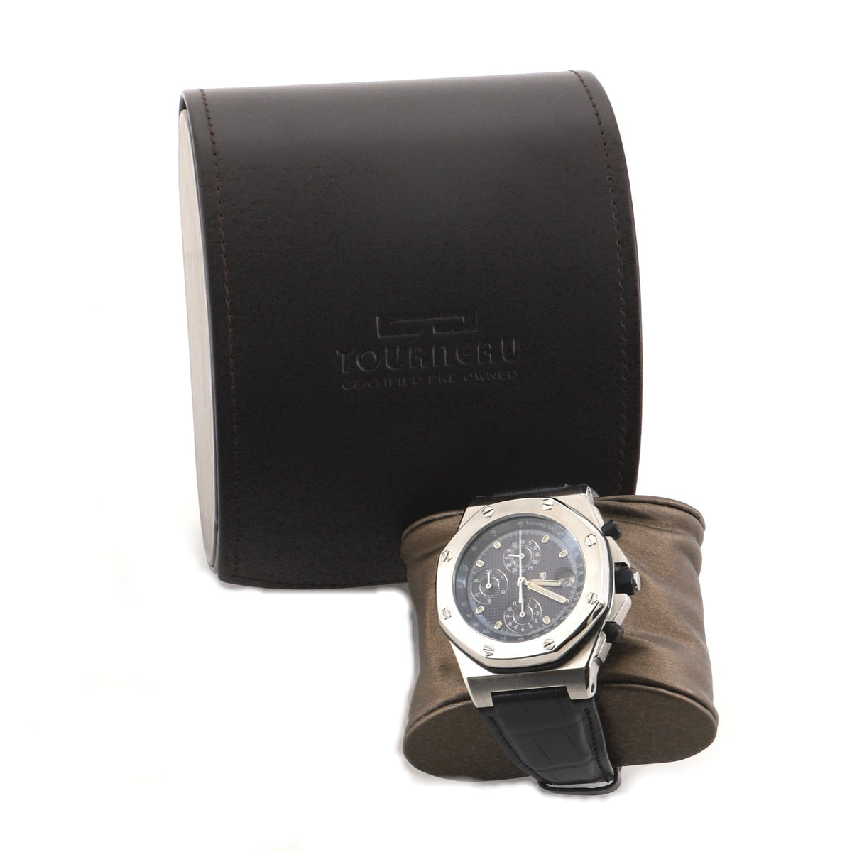 Royal Oak Offshore Chronograph Automatic Watch Stainless Steel and Alligator 42