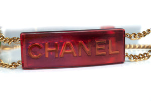 Chanel Chanel, multicolor iridescent chain belt - view 6