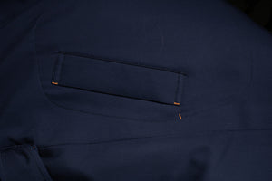 Hermes Women's Hermes, blue wool trench coat - view 8