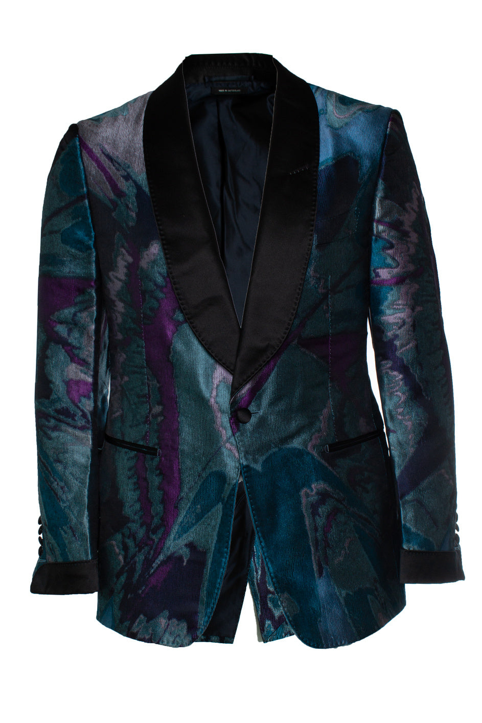 Men's Tom Ford, Shelton tuxedo jacket in blue purple