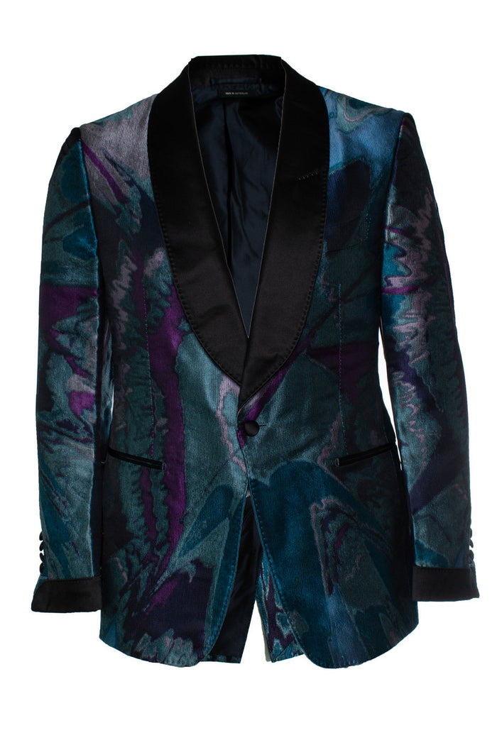 Tom Ford Men's Tom Ford, Shelton tuxedo jacket in blue purple