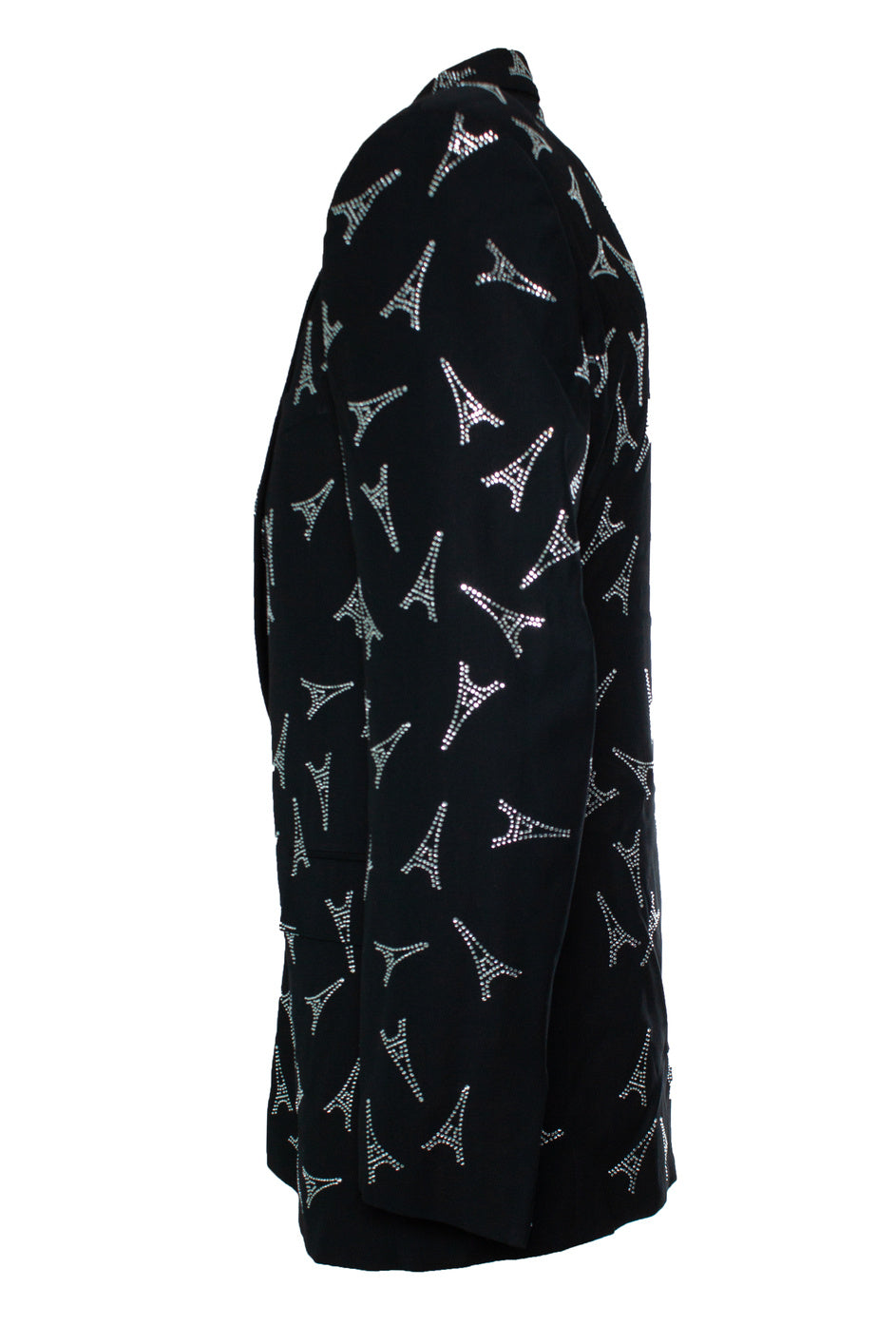 Men's Balenciaga, crystal Eiffel Tower blazer