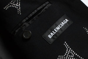 Balenciaga Men's Balenciaga, crystal Eiffel Tower blazer - view 5