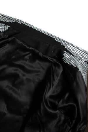 Balmain Men's Balmain, Crystal embellished biker jacket - view 10