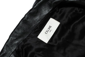 Celine Men's Celine, Leather jacket with metal mesh - view 8