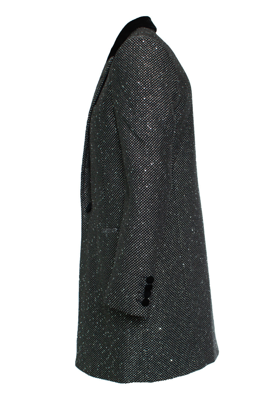 Men's Saint Laurent, Long glitter sequins blazer jacket