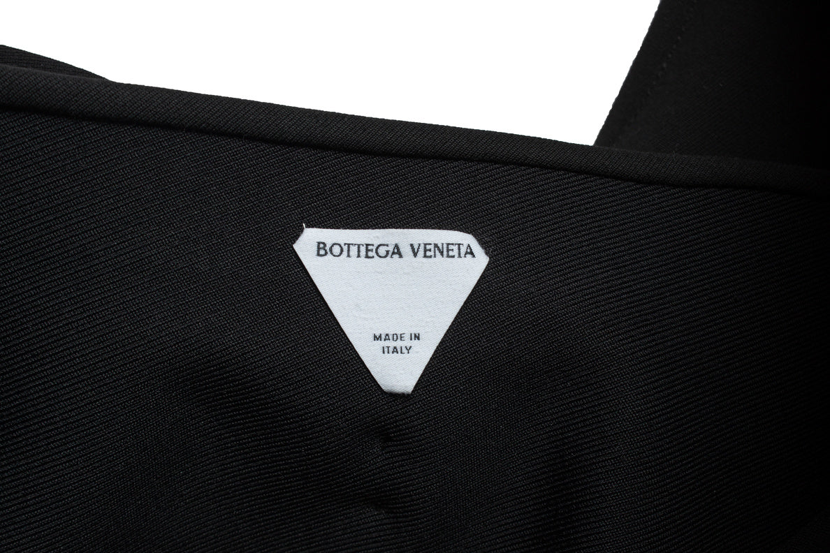 Women's Bottega Veneta, one shoulder wool bustier dress