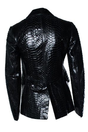 Alaia Women's Alaia, black python blazer - view 2