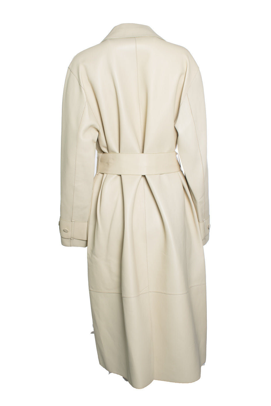 Women's Joseph, Bonded leather Courty coat