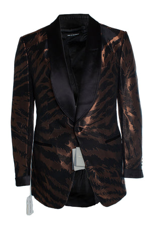 Tom Ford Men's Tom Ford, Atticus copper tuxedo dinner jacket - view 5