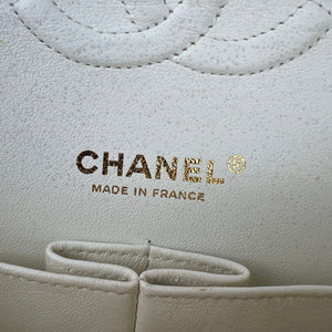 Chanel Classic Double Flap Bag Quilted Caviar Medium - view 9