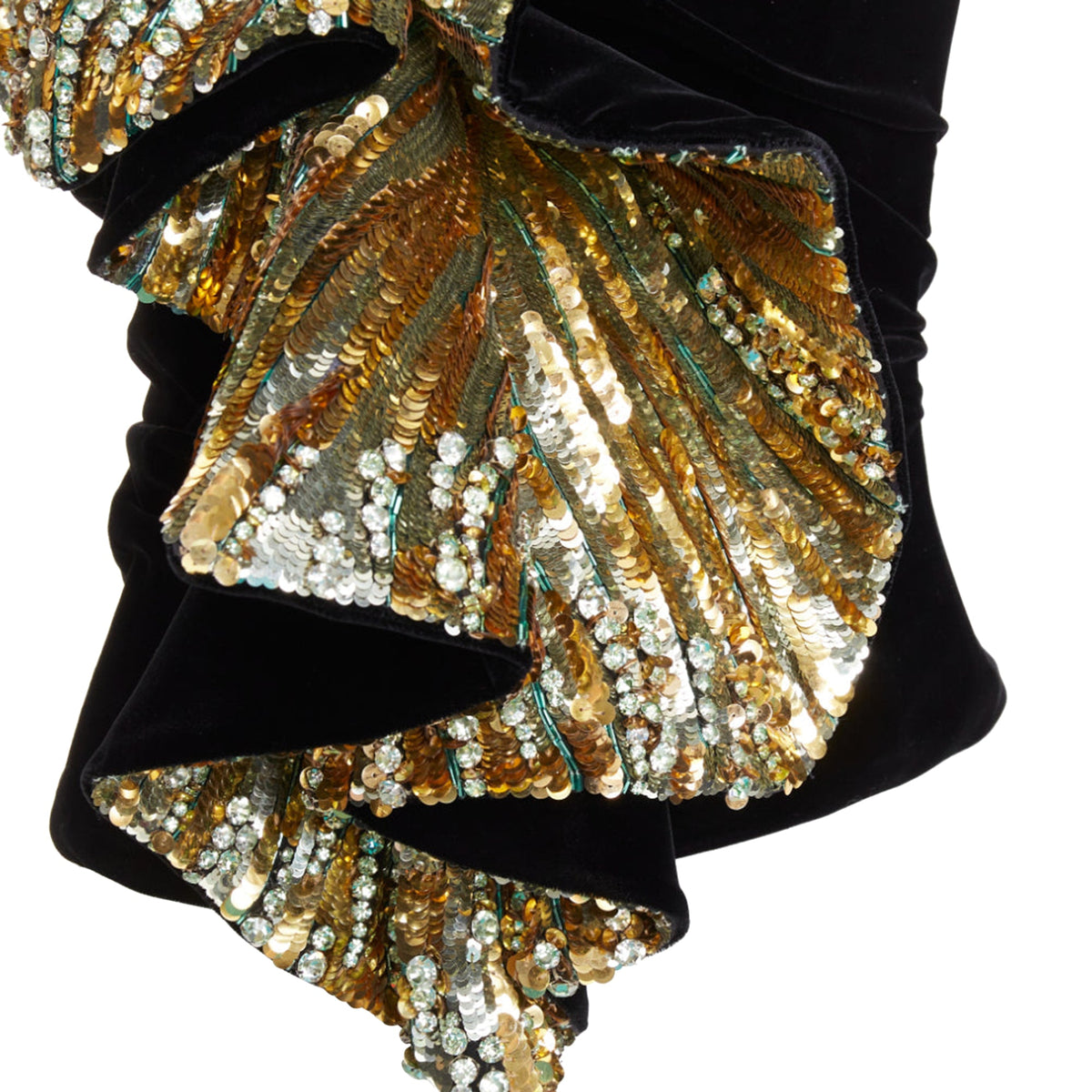 Women's Alexandre Vauthier Crystal Ruffle Top – view 2
