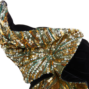 Alexandre Vauthier Women's Alexandre Vauthier Crystal Ruffle Top - view 7
