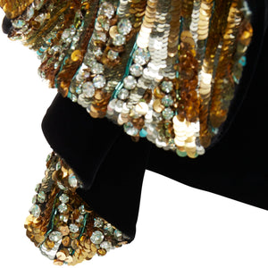 Alexandre Vauthier Women's Alexandre Vauthier Crystal Ruffle Top - view 9