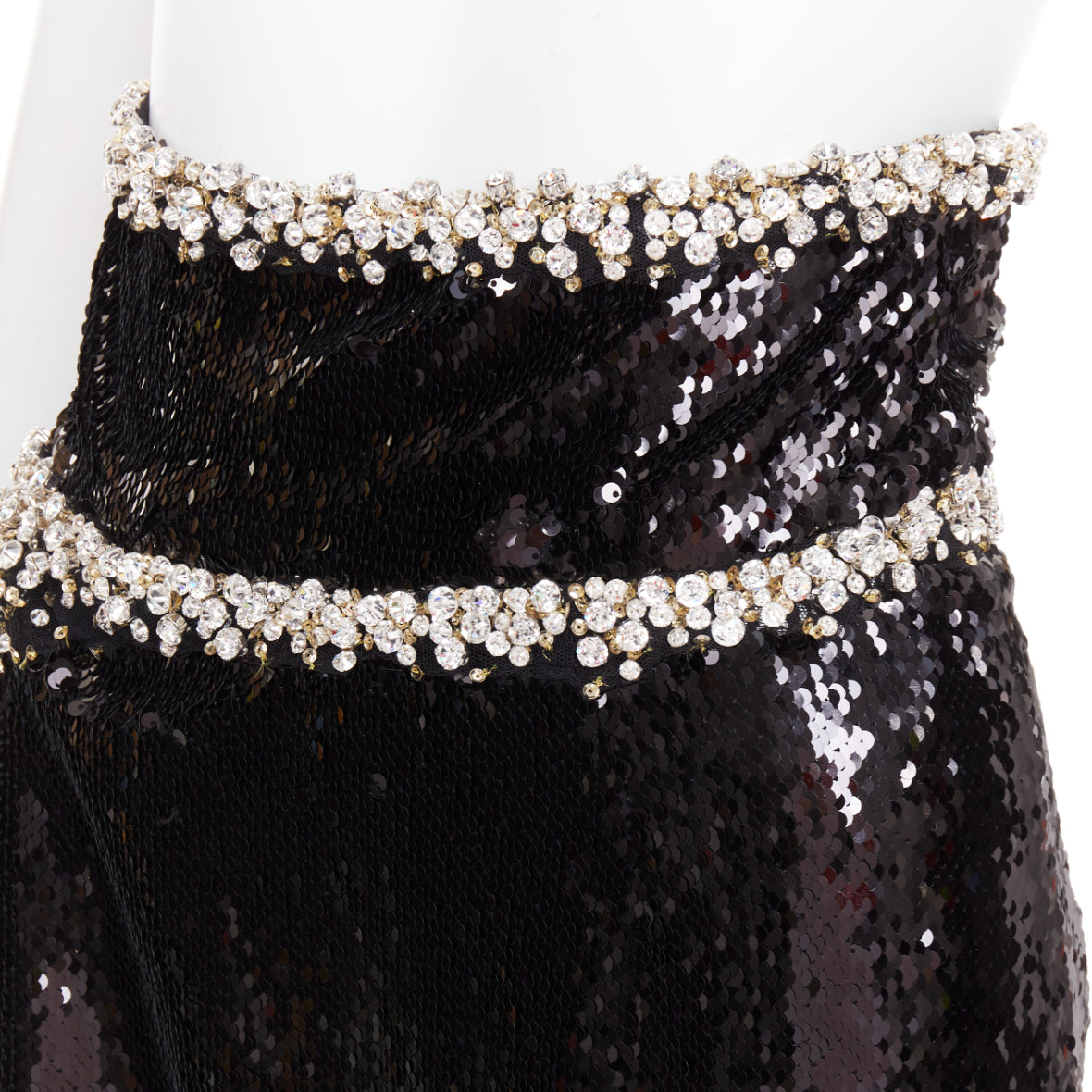 Women's Alexandre Vauthier Crystal Sequin Maxi Skirt – view 2
