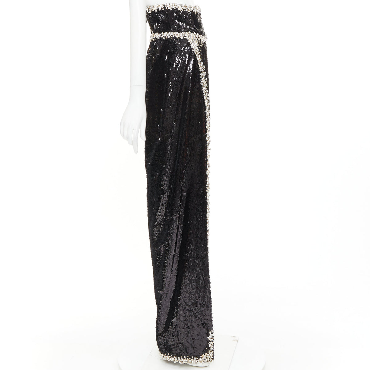 Women's Alexandre Vauthier Crystal Sequin Maxi Skirt – view 4