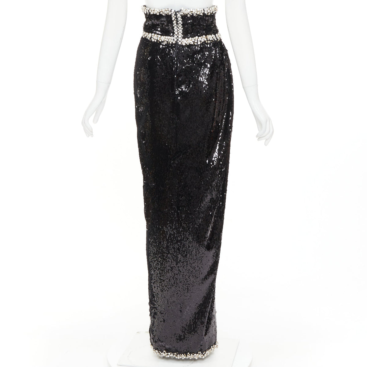 Women's Alexandre Vauthier Crystal Sequin Maxi Skirt – view 5