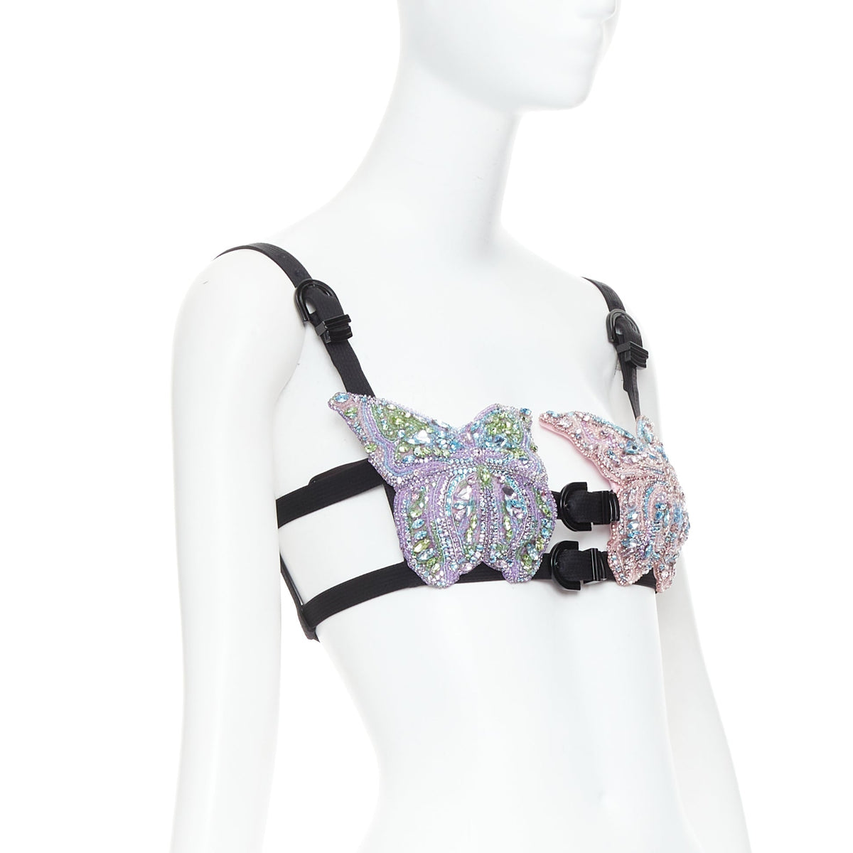 Women's Versace Dua Lipa 2023 Vacanza Bondage Bra