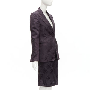 Gucci Women's Gucci Tom Ford Leaf Jacquard Blazer Suit - view 4
