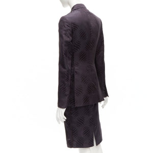 Gucci Women's Gucci Tom Ford Leaf Jacquard Blazer Suit - view 7